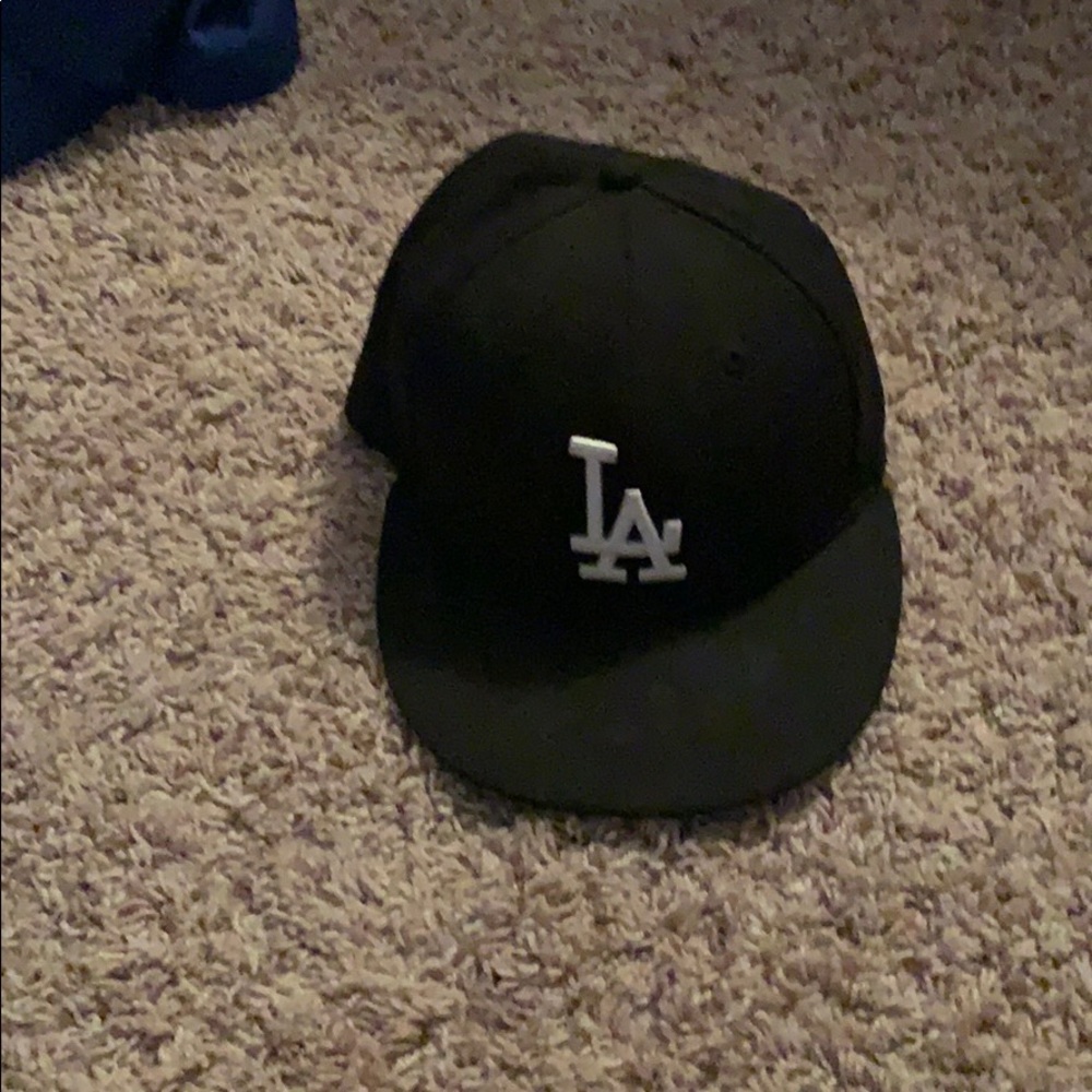 LA Dodgers Black and White Hat (Dodgerfilms).